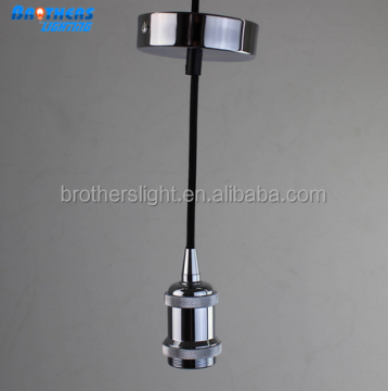 Vintage Edison Bulb Socket: E27 Lamp Holder with Aluminum & Brass Metal for Retro Style Lighting Accessories