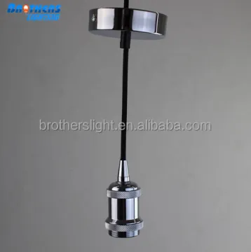 Vintage Edison Bulb Socket: E27 Lamp Holder with Aluminum & Brass Metal for Retro Style Lighting Accessories
