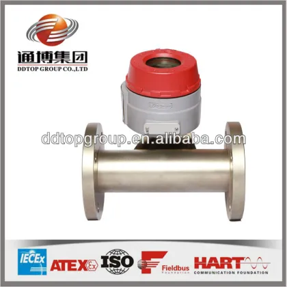 Smart metal tube variable area flow meter