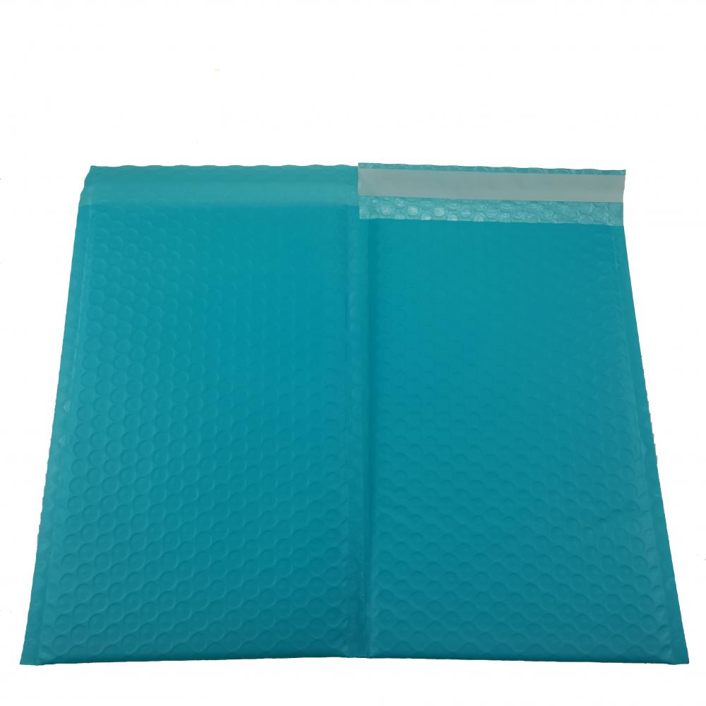 Premium Teal Green Custom Printed Poly Bubble Mailers