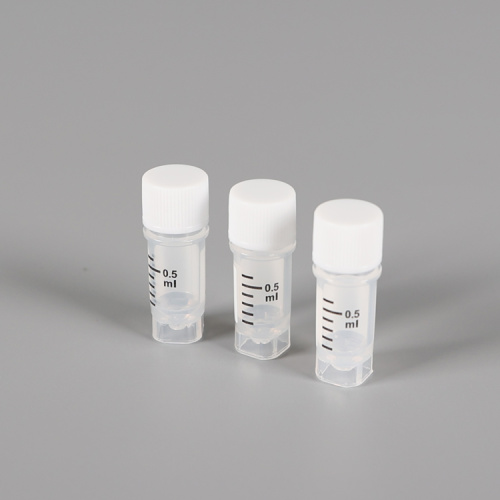 Cryotube 0.5ML, Tube Cryo miaraka amin'ny Cap ivelany