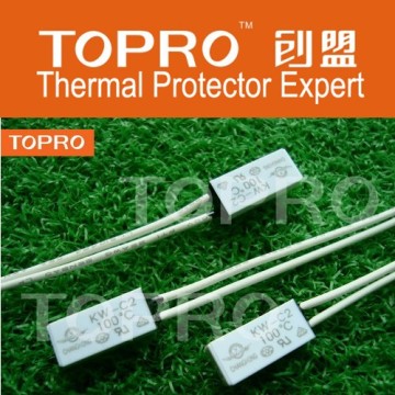 250V 6A KW Thermal Protector with Bimetal Disc for Water Pump Alternating Motors