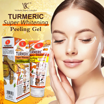 Turmeric Whitening Peeling Gel: Brightening Face Cleanser & Body Smoother