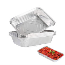 Rectangular Disposable Aluminium Foil Food Plates