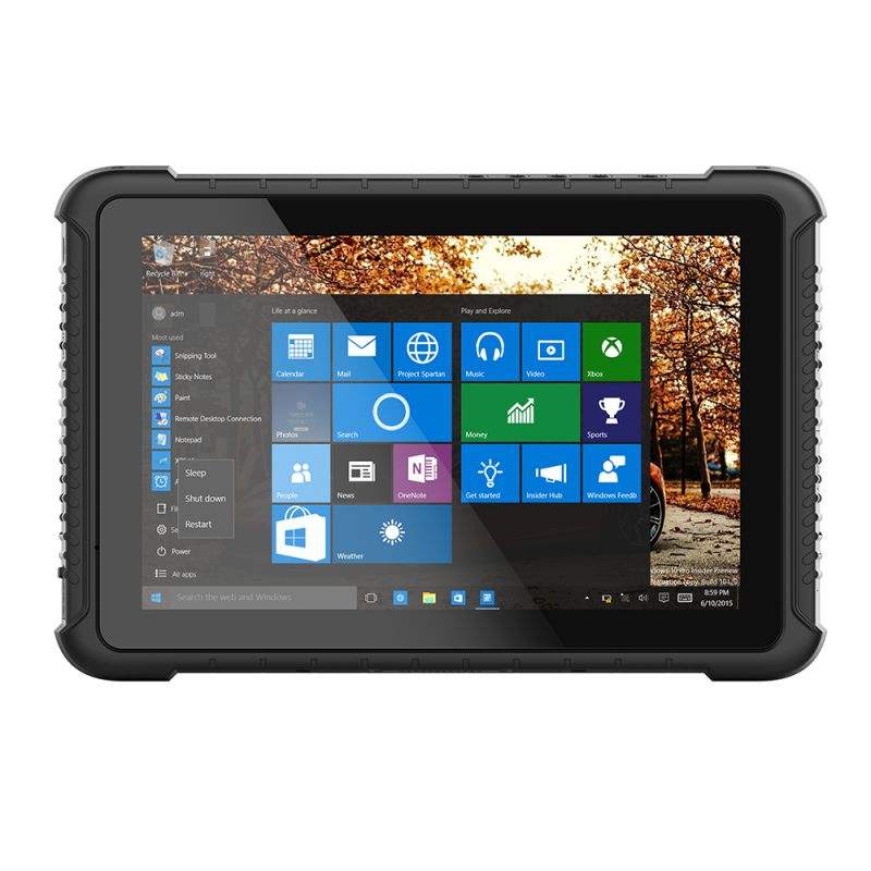 10.1 Inch Rugged Tablet PC with Win 10 Pro Operating System for Industrial Applications