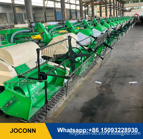 High Capacity Combine Harvester: Rice, Wheat, Soybean Harvesting and Threshing