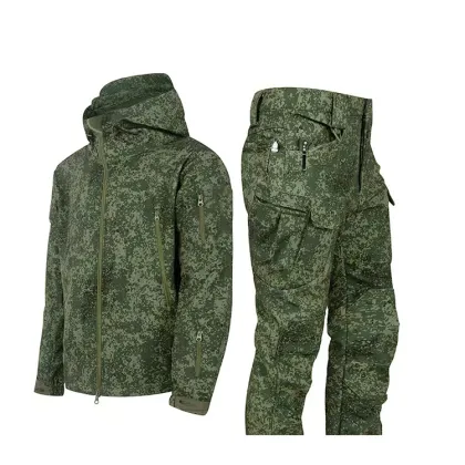 Tactical Factory Supply Camouflage Jacket - Windproof Hiking Clothing