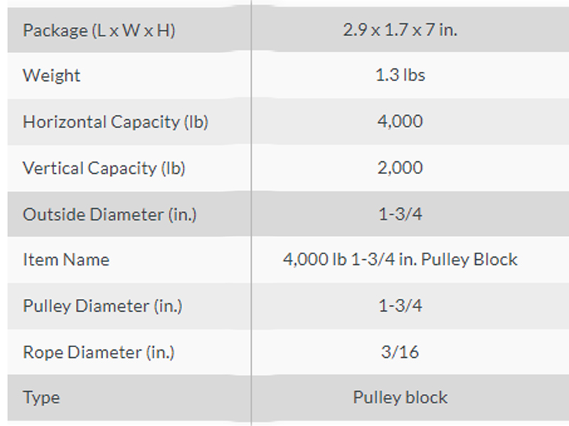 PULLEY BLOCK