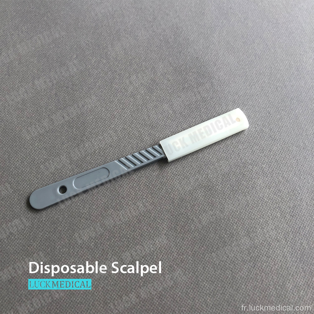 Blade scalpel médical jetable stérilisé