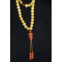 yellow beads necklace