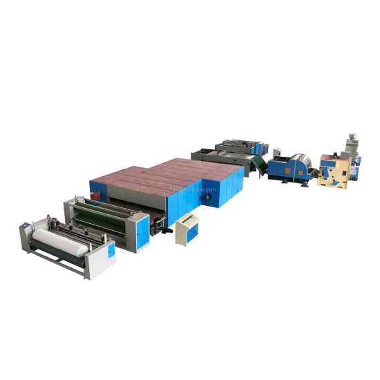 Automatic Thermo Bonded Non Woven Wadding Production Line WJM-2 (Glue Free)