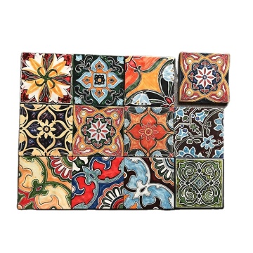 Colorful Spanish Style Antique Art Wall Tile 150x150mm for Bathroom and Kitchen