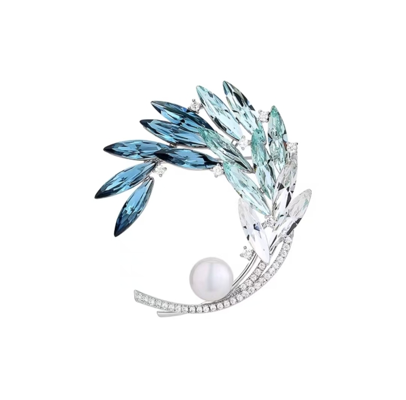 Wheat ear niche brooch