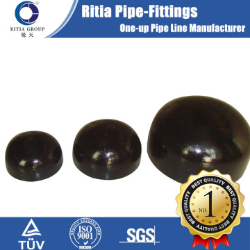 A234 wpb pipe fitting sand blast pipe cap