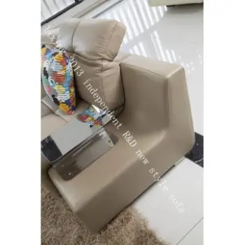 2013  new style /import leather new design fashion leisure sofa