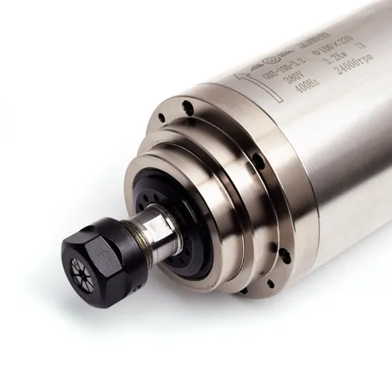 3.2KW 220V/380V ER20 24000RPM Water Cooled Spindle Motor for CNC Milling Machine