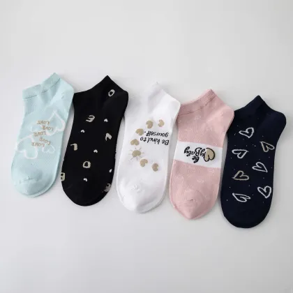 Bamboo Fiber Boat Socks