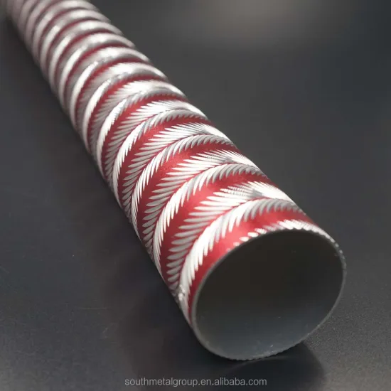 Decorate Carved Pattern Anodized Aluminum Pipes and Round Tubes