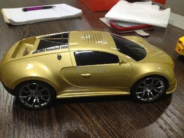 Docking Car shape speaker, with LED Screen ,big Lamborgini- docking