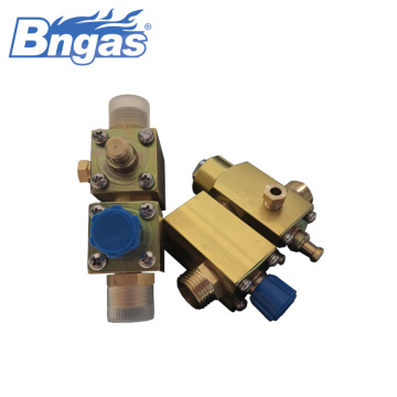 Water heater gas brass big flowrate valve assemblies