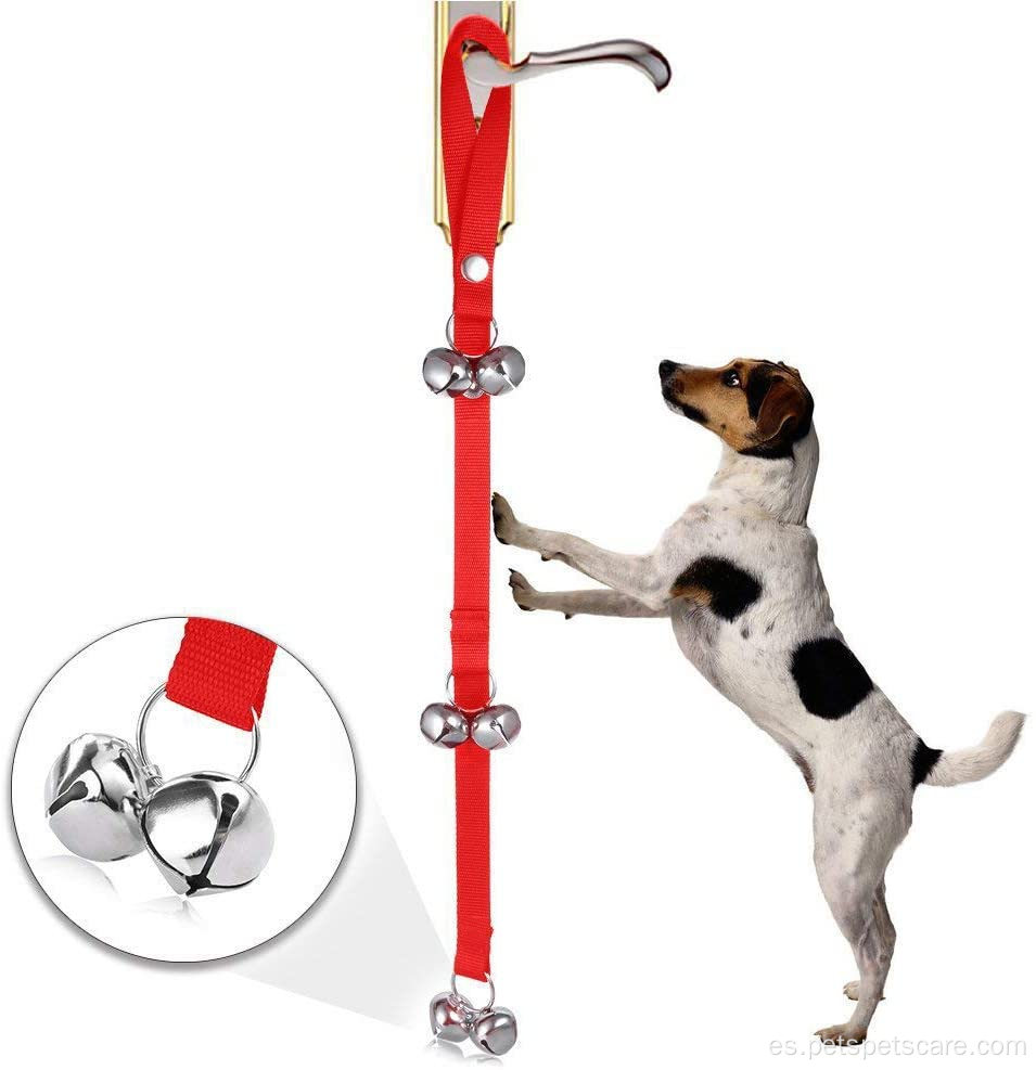 Puppy Door Handle Timbre Tinkle Bells Herramienta de entrenamiento