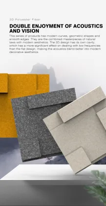 Creative 3D Wall Felt Soundproof Decorative Acoustic Panels