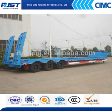 Cheap & Different Sizes Three-Axle Low Bed Semi Trailer