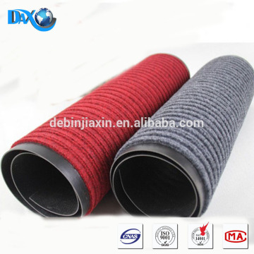 DBJX Polyester materials thick ribbed floor carpet with pvc backing