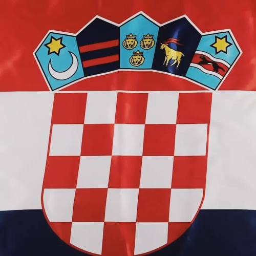 World flag Croatia National Day banner