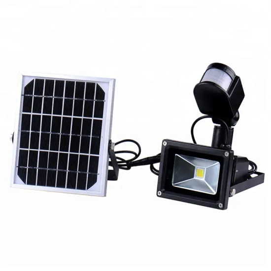 Super Bright 50W LED Solar-Powered Flood Lights with PIR Sensor for Outdoor Lighting