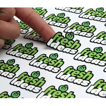 Adesivi di cartone animato e logo personalizzati di alta qualità in forme irregolari