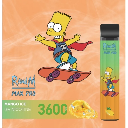 Randm Max Pro 3600 Puffs Einweg -Vape Vape Stift