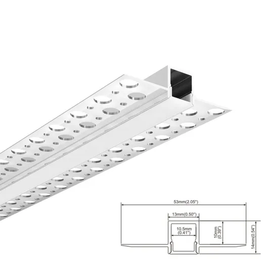 Super Slim Alloy 6063 LED Aluminum Profile Channel for Strip Lights