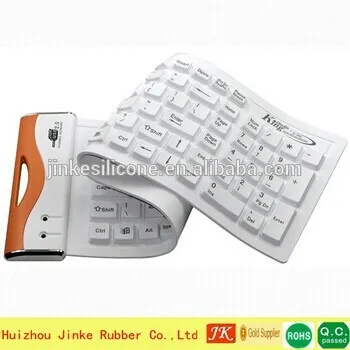 2014 JK-13-123 High Sentivity Flexible Silicone Keyboard,silicone keyboards covers for laptops