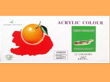 fluorescent acrylic paint, poster color acrylic paint, 12ml acrylic color