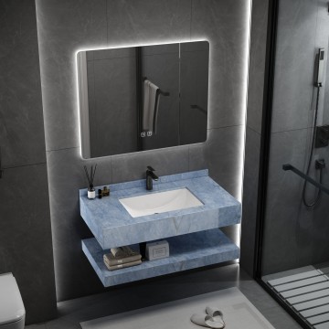 Modern Wall-Mount Bathroom Vanities for Customized Under-Sink Storage