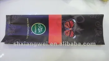 Coffee beans Side gusseted laminated aluminium pouch