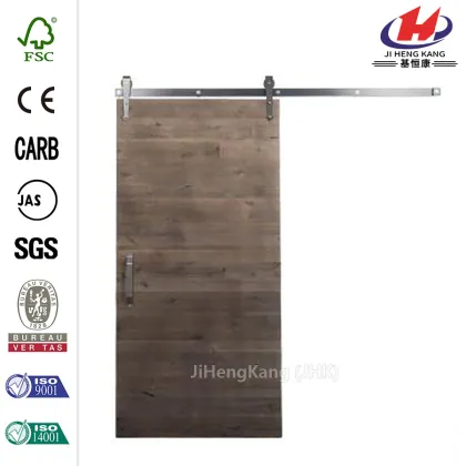 Rustica Reclaimed Gray Wood Barn Door
