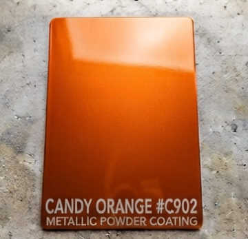 Candy Orange Powder Coating for Wheels Metal Part