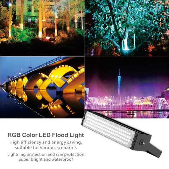 250W Outdoor Waterproof IP65 RGB DMX LED Flood Light