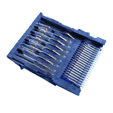 Plastic injection mold for electronic metal connector