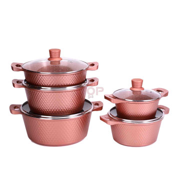 OEM 5-Piece Aluminum Nonstick Pan Cookware Set - Big Casserole Dish at Cheap Prices