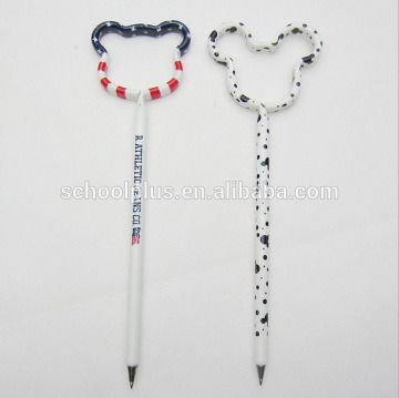 Shape ballpoint pens accept customized logo