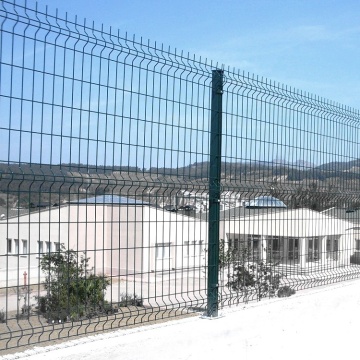 pagar wire mesh melengkung dilas galvanis