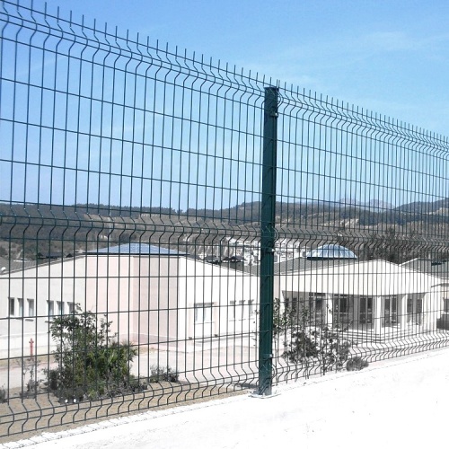 Metal Curved Panel 3D Garden Fence