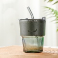 High profile horizontal straw glass