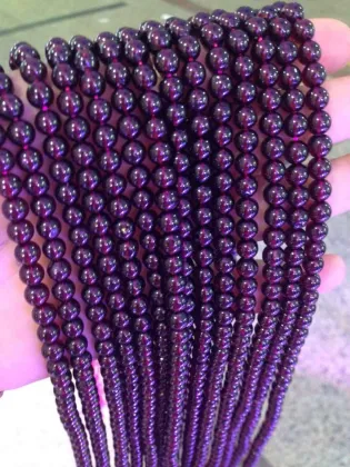 Wholesale jewelry red garnet stone beads  gem garnet stone price