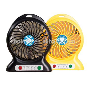 electronic usb mini rechargeable fan with power bank supply