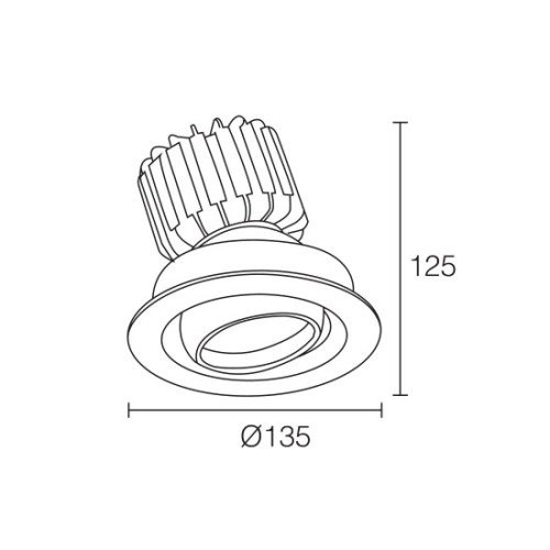 LEDER 6000K Decorative 30W LED Downlight