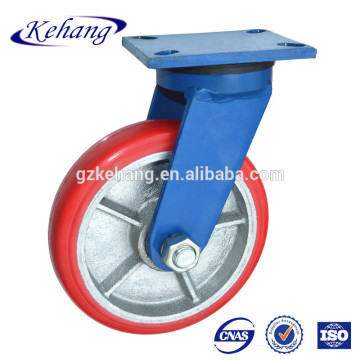 8" extra heavy duty large caster wheels 200mm elastic swivel castors